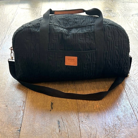 PINK Victoria’s Secret Black Quilted Duffel Bag - Picture 2 of 14